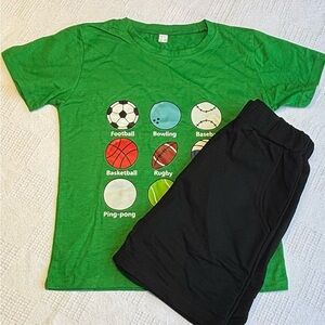 Kids Sports Shorts Set